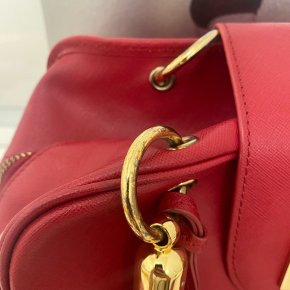 Red Badgley Mischka large handbag - Picture 6 of 14